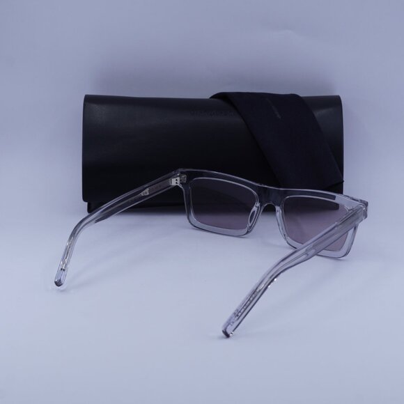 Saint Laurent SL461 BETTY 013 Rectangle Sunglasses - Grey/Violet - Picture 11 of 12